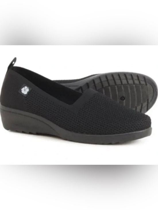 Tommy Bahama Shoes - Tommy Bahama Lizzie Wedge Shoes Womens 8.5 Black Comfort Memory Foam